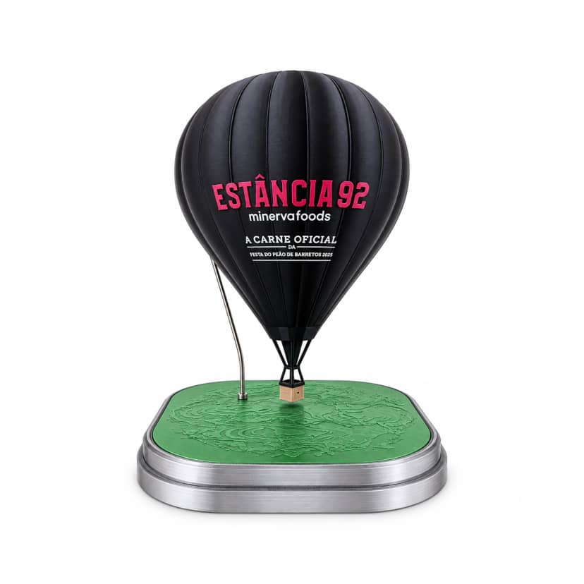 Miniatura Balão de Ar Quente Estância 92 Minerva