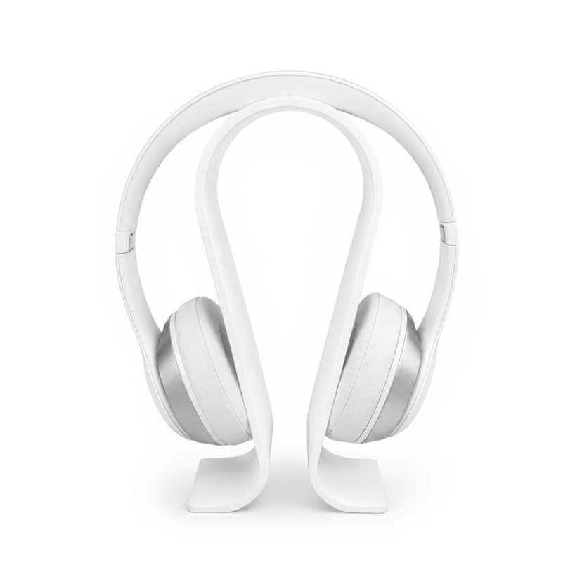 Suporte para Headphone de Mesa Branco Mini Verso